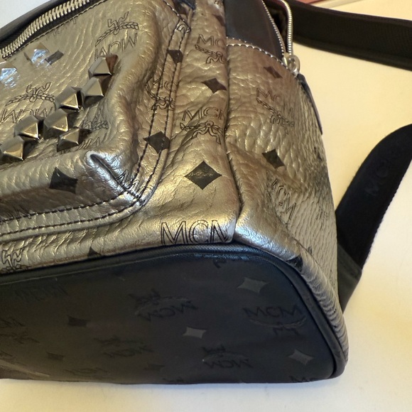MCM Metallic Studded leather Backpack - Picture 7 of 16